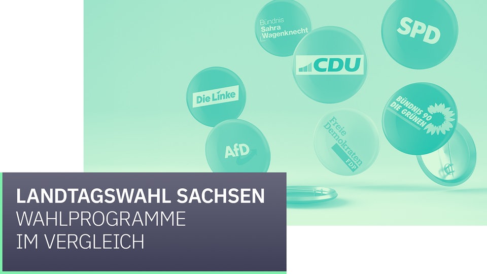 Landtagswahl Sachsen 2024 Wahlprogramme der Parteien im Vergleich MDR.DE