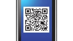 QR-Code auf
                                    Handy-Bildschirm
