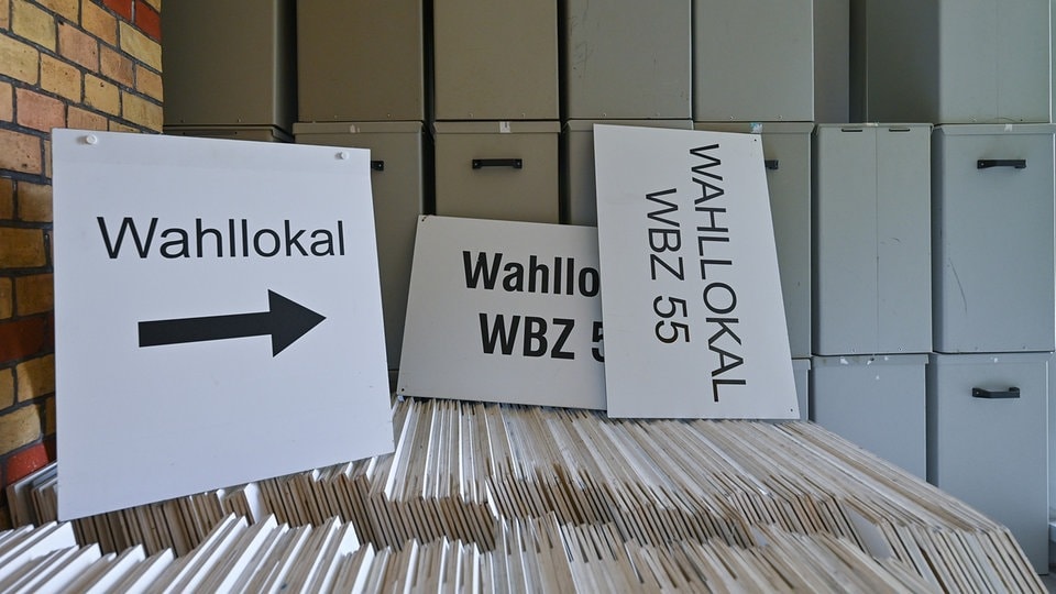 Pasek wyborów europejskich i lokalnych w Saksonii: Lokale wyborcze są otwarte