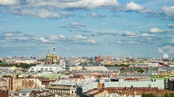 Blick auf Sankt Petersburg