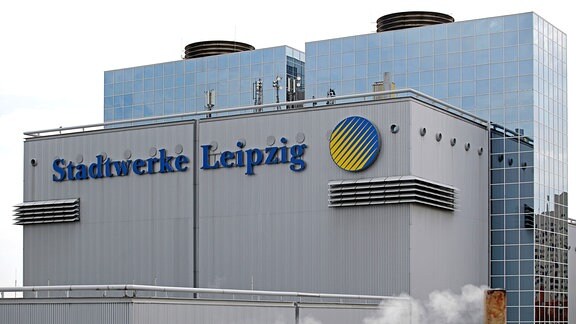 Das Gebäude der Gas- und Dampfturbinenanlage der Stadtwerke Leipzig