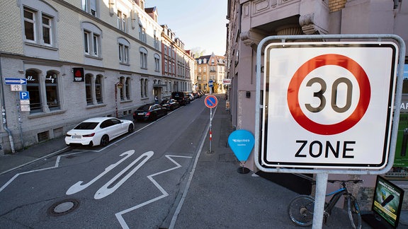 Konstanz, Tempo-30-Zone in der Altstadt