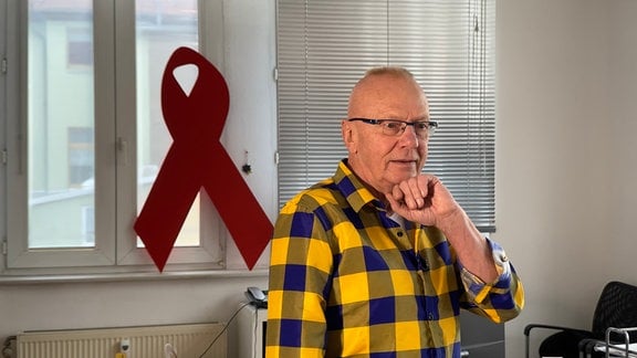 Der Vorsitzender der Thüringer AIDS-Hilfe in Erfurt: Ralf Richter