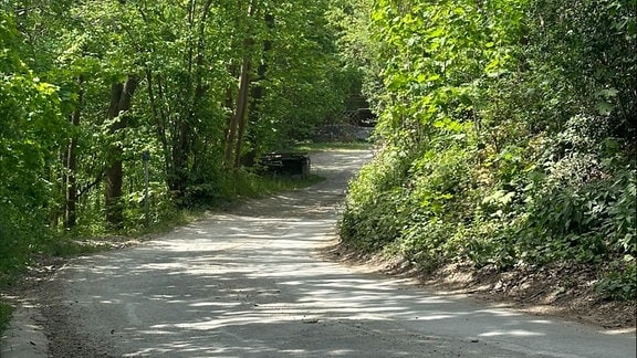 Umleitung zu dem Campingplatz.