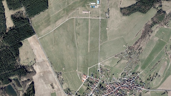Luftbildaufnahme von Pennewitz