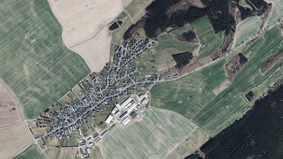Luftbildaufnahme von Neundorf(bei Lobenstein)