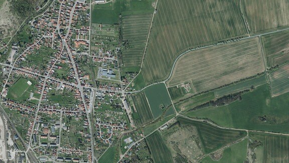 Luftbildaufnahme von Niedersachswerfen