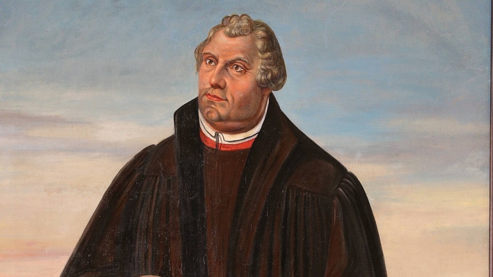 Martin Luther Mönch Zeichnung