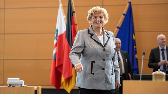 Birgit Diezel im Thüringer Landtag