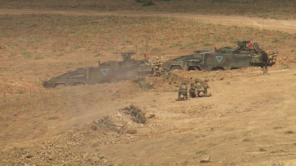 Soldaten bei einer Nato-Übung.