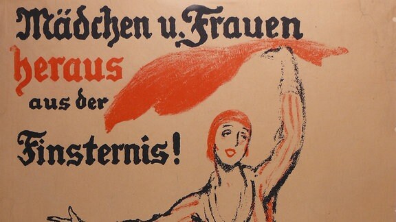 Plakat der SPD 1919 Frauenwahlrecht