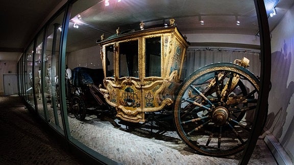 Goldene Kutsche im Schlossmuseum Sondershausen