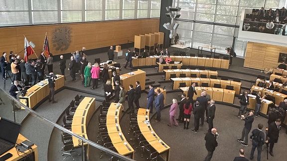 Blick in den Thüringer Landtag