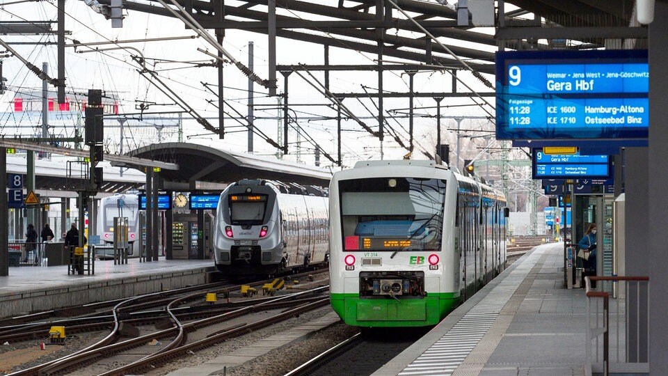 BahnStreik Zugausfälle in Thüringen DBKonkurrenten