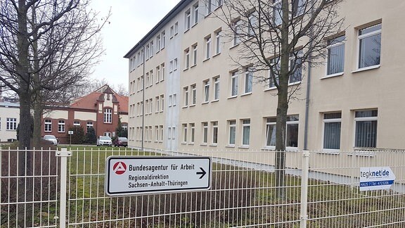 Der Sitz der Landesarbeitsagentur Sachsen-Anhalt/Thüringen in Halle.