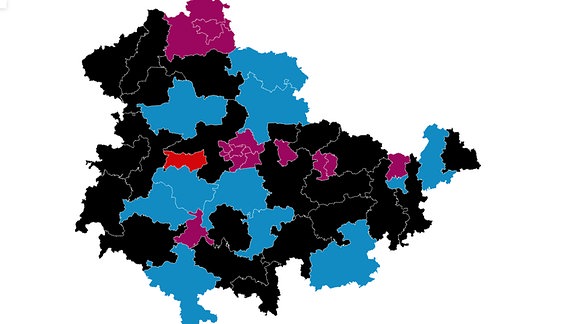 Wahlkreise Landtagswahl Thüringen