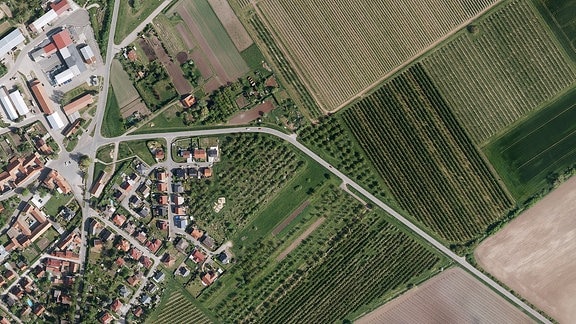 Luftbildaufnahme von Gierstaedt