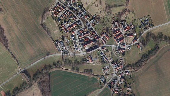 Luftbildaufnahme von Dorna