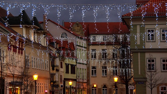 Weihnachtsbeleuchtung in Arnstadt