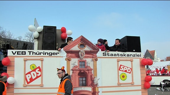 Impressionen vom Karnevalsumzug in Erfurt