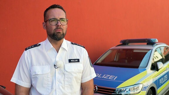 Daniel Müller Pressesprecher Polizei Jena