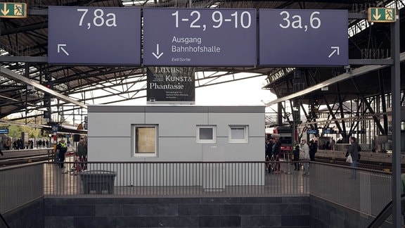 Bahnhofsmission auf dem Bahnhof Erfurt.