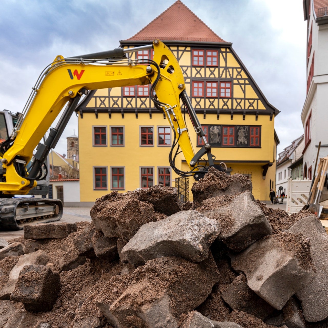 Erfurt Arbeiten in der Gro en Arche verz gern sich Baustelle bleibt