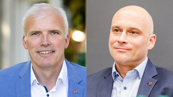 Andreas Bausewein und Andreas Horn - Stichwahl Oberbürgermeister OB Erfurt