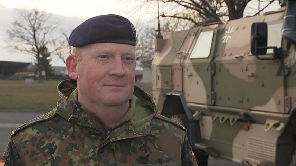 Oberstleutnant Thomas Czada, Kommandeur des IT-Bataillons 383 der Bundeswehr