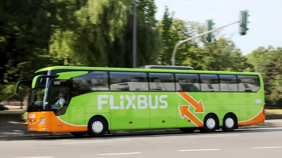 Ein Fernbus des Anbieters Flixbus.