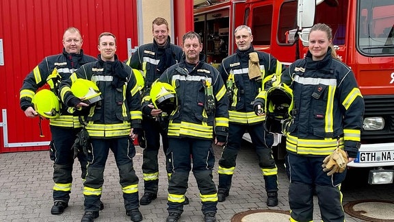 Mitglieder der Freiwilligen Feuerwehr Kleinrettbach