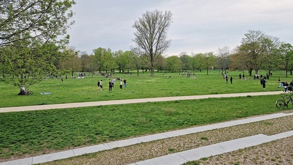 Menschen in einem Park