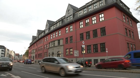 Das Landgericht in Erfurt von außen.