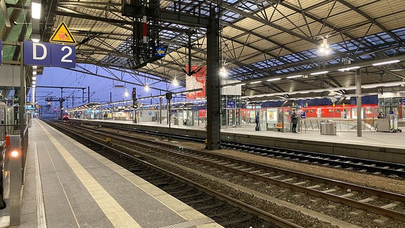 Blick in den Erfurter Hauptbahnhof