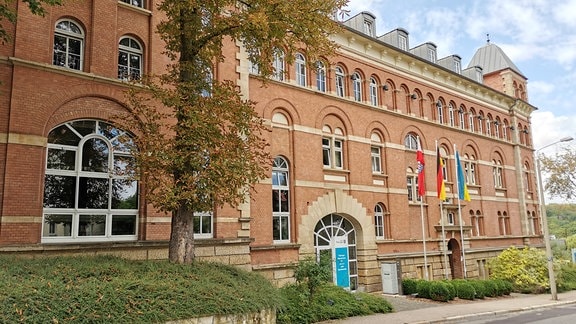 Das Gebäude des Thüringer Innenministeriums in Erfurt 