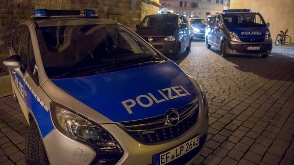 Polizeieinsatz in der Michaelisstraße Erfurt