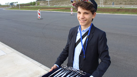 Simeon Reimer vom Kinder- und Jugendparlament.