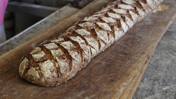 Brot, Brötchen, Details aus einer Bäckerei