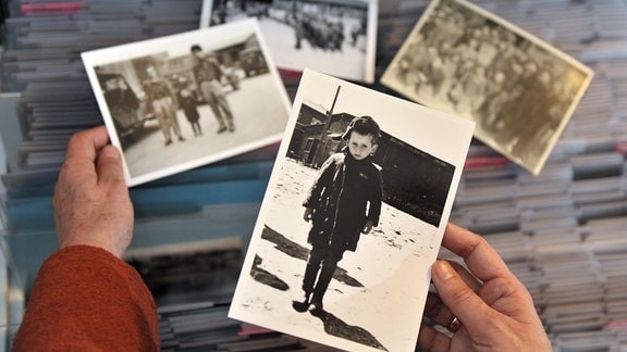Ein Foto von Stefan Jerzy Zweig nach der Befreiung des KZ Buchenwald 1945