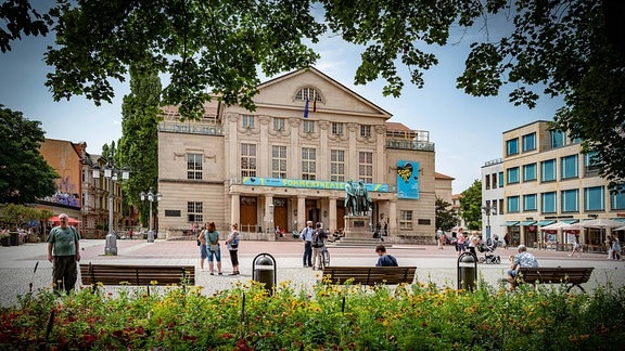 Theaterplatz in Weimar