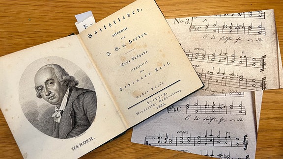 Auszug aus dem Volksliederbuch von Johann Gottfried Herder