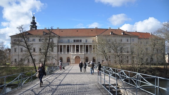 Das Stadtschloss bzw. Residenzschloss von Weimar