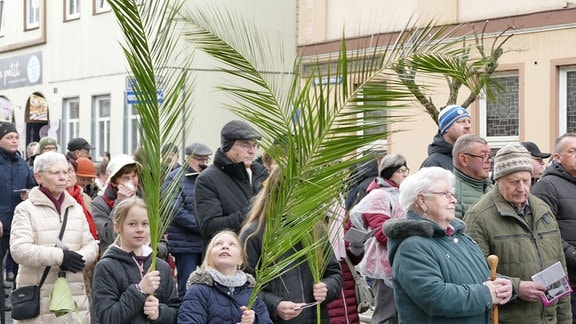 Bei der Palmsonntagsprozession am 24.03.2024 in Heiligenstadt"