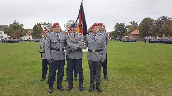 Oberstleuntnant Sven Heidel, Oberst David Markus, Oberstleutnant Gero Sojka