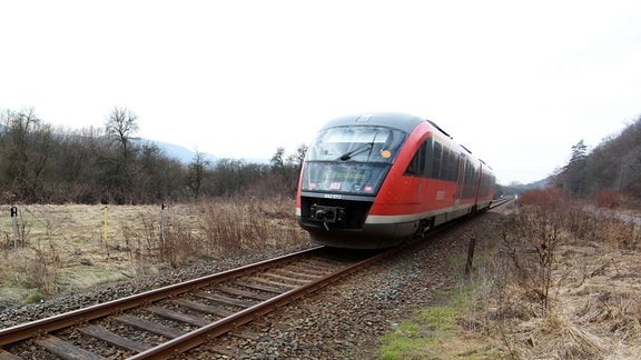 Eine Regionalbahn der Deutschen Bahn.