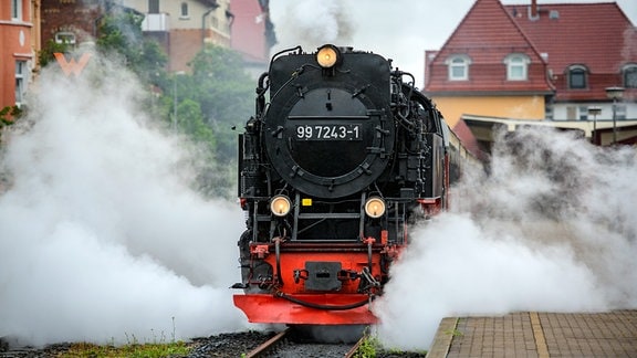 Dampflok der Harzer Schmalspurbahnen (HSB)