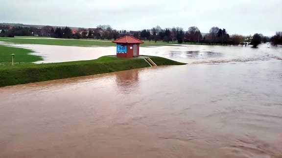 Hochwasser bei Bleicherode 