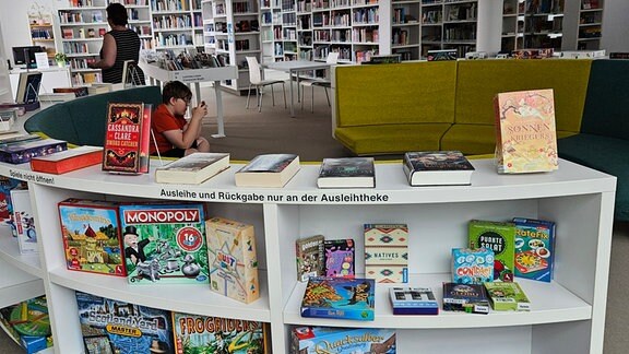 Leseecke in der Stadtbibliothek Nordhausen