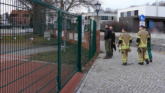Wegen eines Wildschweines auf dem Schulhof eines Gymnasiums in Nordhausen gab es einen Feuerwehreinsatz.