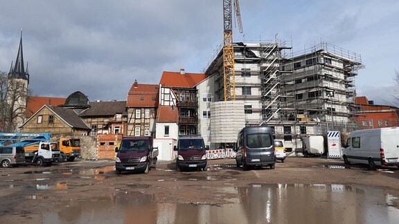 Mehrgeschosser Neubau in Mühlhausen